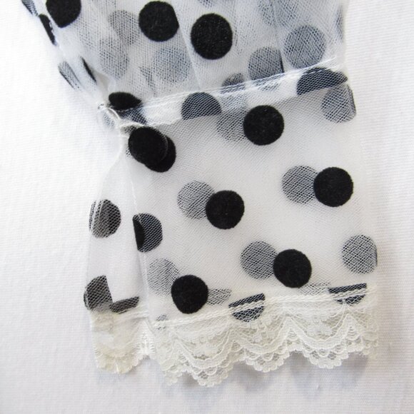 Vy’s Closet Fashion Polka Dot Dress Women's Size S Long Sleeve Lingerie. Sleeves - Picture 8 of 14